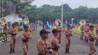 Defile Drumband IPDN: Spektakuler Sambut Retreat Kepala Daerah
