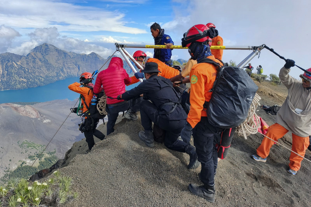 Dramatis! Evakuasi Pendaki Juliana Marins Gunung Rinjani