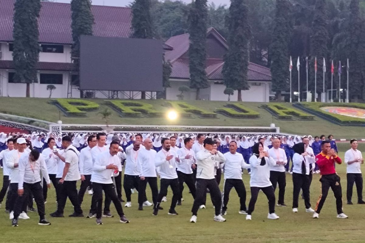 Retreat IPDN: Kepala Daerah Olahraga Subuh, Apel Pagi Inspiratif