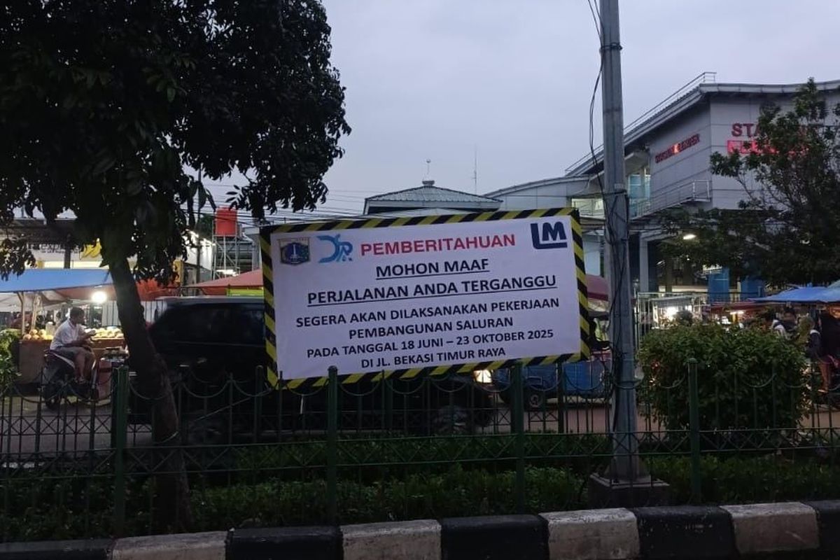 Waspada! Proyek Saluran Air Bekasi Timur: Hindari Jalan Ini