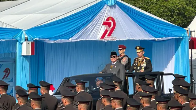 Prabowo: Bonus Spesial HUT Bhayangkara ke-79 untuk Komandan Upacara
