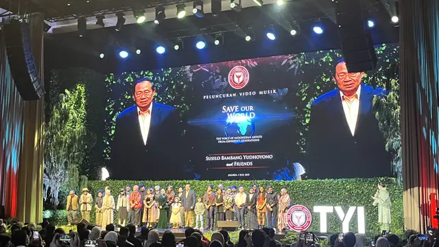 SBY Kolaborasi 35 Musisi, Rilis Lagu 'Save Our World